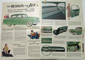 1953 Hudson Jet & Super Jet  Auto Color Sales Folder Original