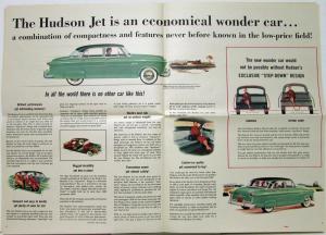 1953 Hudson Jet & Super Jet  Auto Color Sales Folder Original