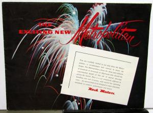 1954-1955 Hudson Metropolitan Color Sales Folder Original