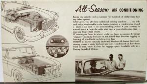 1956 Hudson Hornet Rambler Wasp Custom Tailored Accessories Folder Original