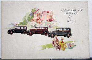 1927 Nash Standard Six Sedan Original Color Sales Folder