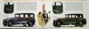 1928 Nash Special Six Sedan 2 & 4 Door Original Color Sales Folder