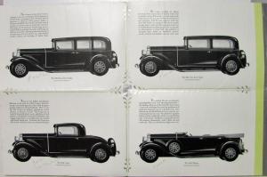 1932 Nash 960 Series Coupe Sedan Phaeton Sales Folder Specifications Original