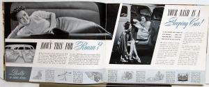 1939 Nash Special DeLuxe Ambassador LaFayette Original Color Sales Brochure