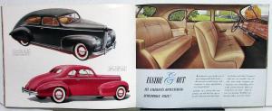 1939 Nash Special DeLuxe Ambassador LaFayette Original Color Sales Brochure