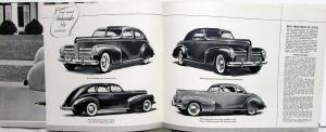 1940 Nash Ambassador 6 & 8 Lafayette DeLuxe Sales Brochure Original