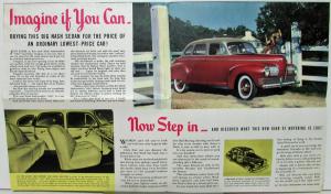 1941 Nash Ambassador Six & Eight & 600 Original Sales Folder