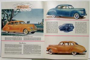 1941 Nash Ambassador Six & Eight & 600 Original Color Sales Brochure