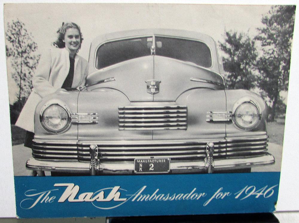 1946 Nash Ambassador Original Sales Folder