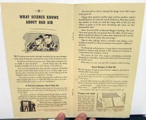1946 Nash Scientific Studies on Carbon Monoxide Driving Headaches Brochure