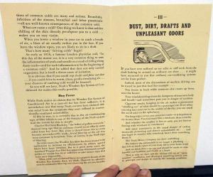 1946 Nash Scientific Studies on Carbon Monoxide Driving Headaches Brochure