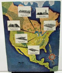 1947 Nash 600 & Ambassador SUPER Series Color Sales Brochure Original