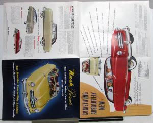 1950 Nash Rambler Convertible Landau Statesman Ambassador Sales Folder Original