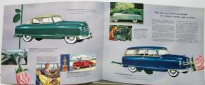1953 Nash  Rambler Convertible Country Club Wagon Original Color Sales Folder