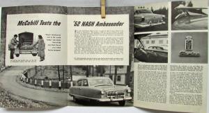 1952 Nash Ambassador Golden Airflyte Mechanix Illustrated Reprint Review Folder
