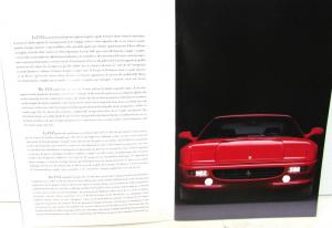 Ferrari F355 Italian Text Prestige Sales Brochure 1995 1996 1997 1998 NICE