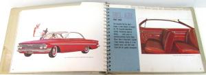 1961 Chevrolet Dealer Album Impala Bel Air Biscayne Corvette Corvair Features