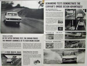 1960 Chevrolet Corvair Proves Superiority Design Compact Car Sales Folder Orig
