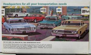 1967 Chevrolet Caprice Impala Belair Corvette Custom Accessories Sales Brochure