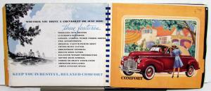 1941 Chevrolet Dealer Album Special Master De Luxe 3D Panoramic Moving Displays