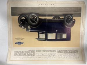 1925 Chevrolet Coach Model Color Sales Folder With Specs Original