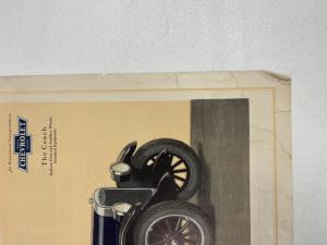 1925 Chevrolet Coach Model Color Sales Folder With Specs Original