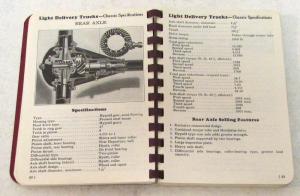 1941 Chevrolet Truck Dealer Data Facts Book Pickup Panel Stake HD Bus COE