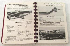 1941 Chevrolet Truck Dealer Data Facts Book Pickup Panel Stake HD Bus COE