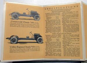 1926 Chevrolet Superior Models Series V Car & Truck Sales Folder Prices & Specs