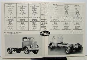 1938 Mack Truck U Series COE Sales Brochure EEU EFU EGU EHU EMU EQU