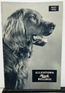 1942 Mack Truck Allentown Bulldog Employee Magazine May