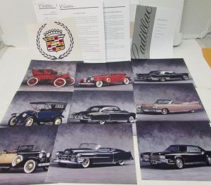 1998 Cadillac Historical Collection Press Kit 1903 1931 V16 1959 Eldorado 98 STS