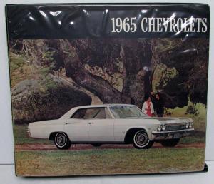 1965 Chevrolet Dealer Album Caprice Impala SS Chevelle Chevy II Corvette Corvair
