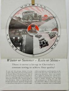 1929 1930 ? Chevrolet Six Sales Mailer Sedan Coupe Phaeton Roadster Orignal