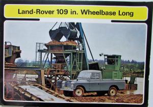 1973 Land Rover 109in Wheelbase Long Sales Brochure