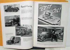 1940 Ford Wereld Car Truck Taxi Firetruck World Dutch Text Foreign Mkt Mag No 5