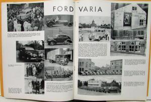 1939 Ford Wereld Car Truck Fashion World Dutch Text Foreign Mkt Mag No 8