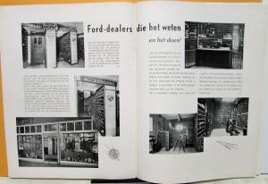 1938 Ford Wereld V8 Car Truck Accessories V12 World Dutch Mkt  Text Mag No 4