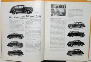 1938 Ford Wereld V8 Car Truck Coupe Cabriolet World Dutch Text Mkt Mag No 2