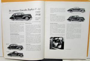 1938 Ford Wereld V8 Car Truck Coupe Cabriolet World Dutch Text Mkt Mag No 2