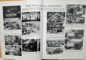 1938 Ford Wereld V8 Car Truck Panel SedanWorld Dutch Text Foreign Mkt Mag No 10