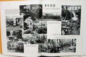 1938 Ford Wereld Car Truck Fordson Tractor Dutch Text Foreign Mkt Mag No 7