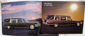 1973 Wayne Professional Cars Brochure Miller Meteor Cotner Bevington Hearse Limo