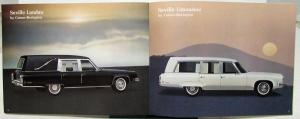 1973 Wayne Professional Cars Brochure Miller Meteor Cotner Bevington Hearse Limo