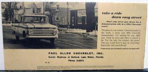 1964 Chevrolet Truck Sales Mailer Folder Pickup El Camino Van