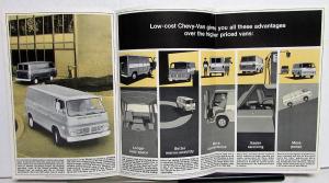 1968 Chevrolet Sportvan Chevy Van Sales Mailer Folder