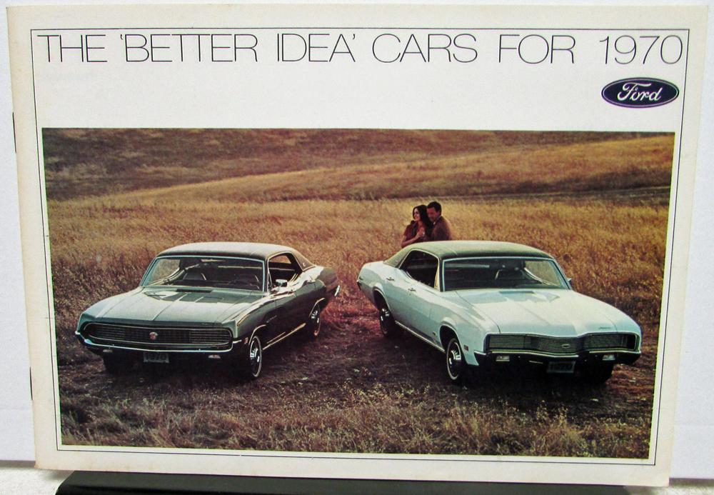 USA Mustang Thunderbird Torino Prospectus brochure 1970 FORD Buyers Digest