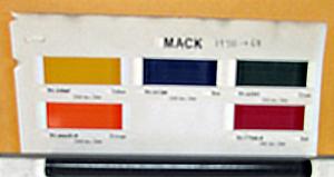 1961 1962 1963 1964 Mack Truck Paint Chips