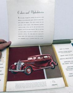 1934 Chevrolet Sales Brochure Sedan Coach Cabriolet Coupe Roadster Original