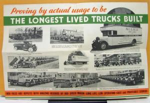 1932 REO Speed Wagon Poster Mailer The Longest Lived Trucks Built